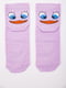 Носки сиреневого цвета с принтом | 5953746 | фото 3