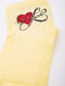 Шкарпетки жовті з принтом | 5953748 | фото 3