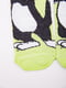 Шкарпетки салатового кольору з принтом | 5953754 | фото 2
