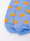 Шкарпетки кольору джинс в принт | 5953758 | фото 2