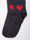 Шкарпетки чорні з принтом | 5953777