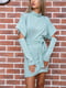 Платье-свитер оливкового цвета | 5953853 | фото 7