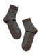 Шкарпетки кольору какао | 2621250 | фото 2