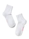 Шкарпетки білі з візерунком | 2625062