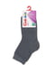 Шкарпетки темно-сірі в смужку | 2625082 | фото 2