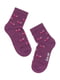 Носки фиолетовые с цветочным рисунком | 2626274