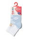 Шкарпетки біло-блакитні з малюнком | 2626381 | фото 2