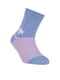 Шкарпетки блакитні з комбінованим малюнком | 2626383