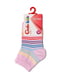 Шкарпетки рожеві в різнокольорову смужку | 2626389 | фото 2