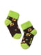 Шкарпетки шоколадного кольору махрові | 3750302
