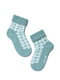 Шкарпетки бірюзові махрові | 3750306
