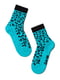 Шкарпетки бірюзові махрові | 3750331