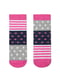 Шкарпетки сіро-рожеві | 3750393