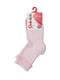 Шкарпетки світло-рожеві і мереживним оздобленням | 4366757 | фото 2