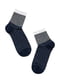 Шкарпетки темно-сині у смужку | 4451216 | фото 2