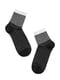 Шкарпетки чорні в смужку | 4451217 | фото 2