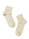 Носки кремового цвета с узором | 5698757 | фото 2
