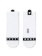 Шкарпетки білі в принт | 5699021 | фото 3