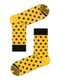 Шкарпетки жовті в принт і в смужку | 5699075 | фото 2