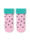 Шкарпетки рожеві в горошок | 5699249