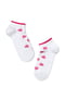 Шкарпетки білі в принт | 5699287 | фото 3