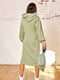 Сукня-худі оливкового кольору | 5954529 | фото 3