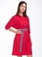Платье-рубашка красное | 5955662 | фото 4