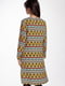 Сукня А-силуету різнокольорова в принт | 5955666 | фото 3