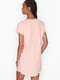 Платье домашнее розовое с принтом | 5955900 | фото 3