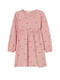 Платье розовое в принт | 5955049