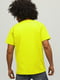Футболка желтая с принтом | 5944539 | фото 3