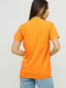 Футболка оранжевая с принтом | 5945273 | фото 3