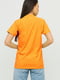 Футболка оранжевая с принтом | 5945280 | фото 3