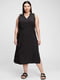 Платье А-силуэта черное | 5958510 | фото 4