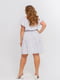 Сукня А-силуету біла в горошок | 5959100 | фото 5
