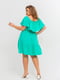Платье А-силуэта зеленое | 5959105 | фото 5
