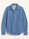 Рубашка джинсовая синяя | 5962015