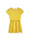 Платье желтое в принт | 5958849