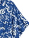 Блуза синя з квітковим принтом | 5967252 | фото 3