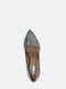 Туфли серебристого цвета в принт | 5969793 | фото 4
