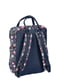 Рюкзак черный в цветочный принт | 5970477 | фото 2
