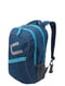 Рюкзак синий с принтом | 5970732 | фото 6
