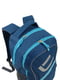 Рюкзак синий с принтом | 5970732 | фото 7