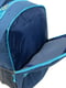 Рюкзак синий с принтом | 5970732 | фото 8