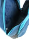 Рюкзак синий с принтом | 5970732 | фото 9