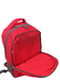 Рюкзак красный с принтом | 5970733 | фото 6