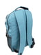 Рюкзак блакитний з принтом | 5970797 | фото 5