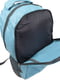 Рюкзак блакитний з принтом | 5970797 | фото 7