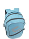 Рюкзак голубой с принтом | 5970797 | фото 3