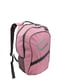 Рюкзак рожевий з принтом | 5970834